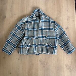 No.6 Store Wicke Bomber in Blue and Rust